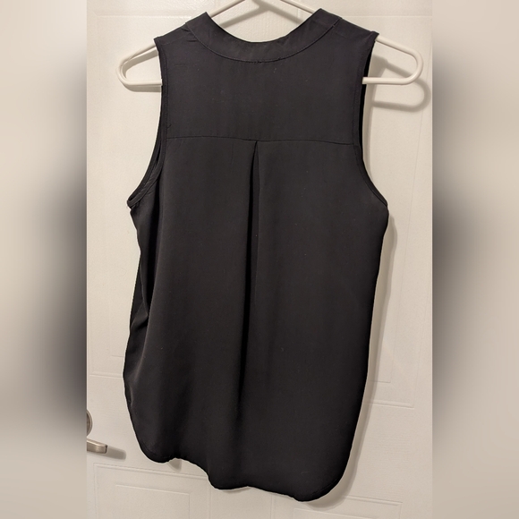 3/$20 Black Sleeveless Blouse, Size S - Picture 2 of 3
